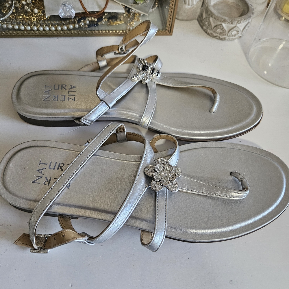 Naturalizer Silver Women's Sandals